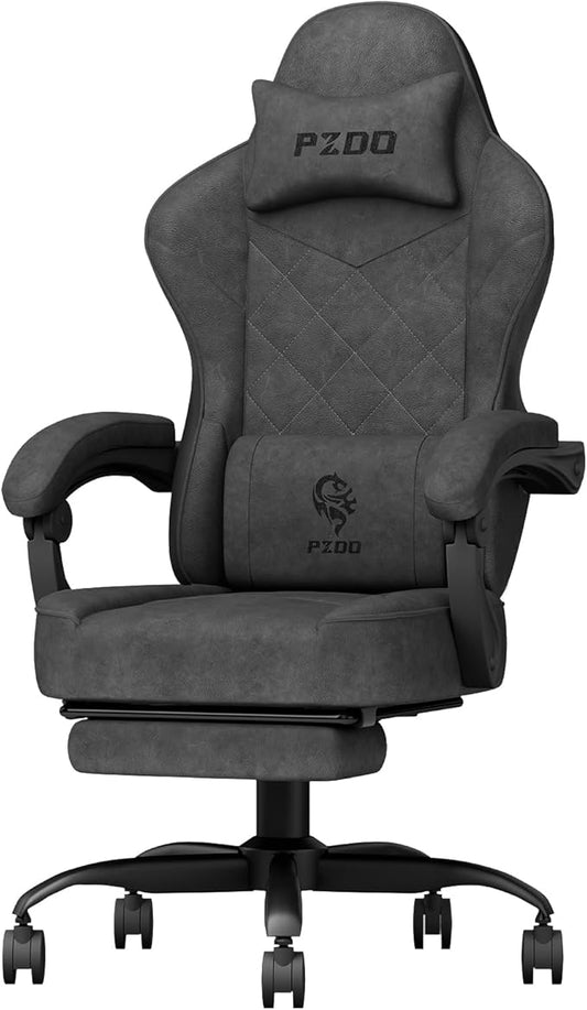 PZDO Gaming Office Chair Ergonomic Technology with Headrest & Lumbar Support