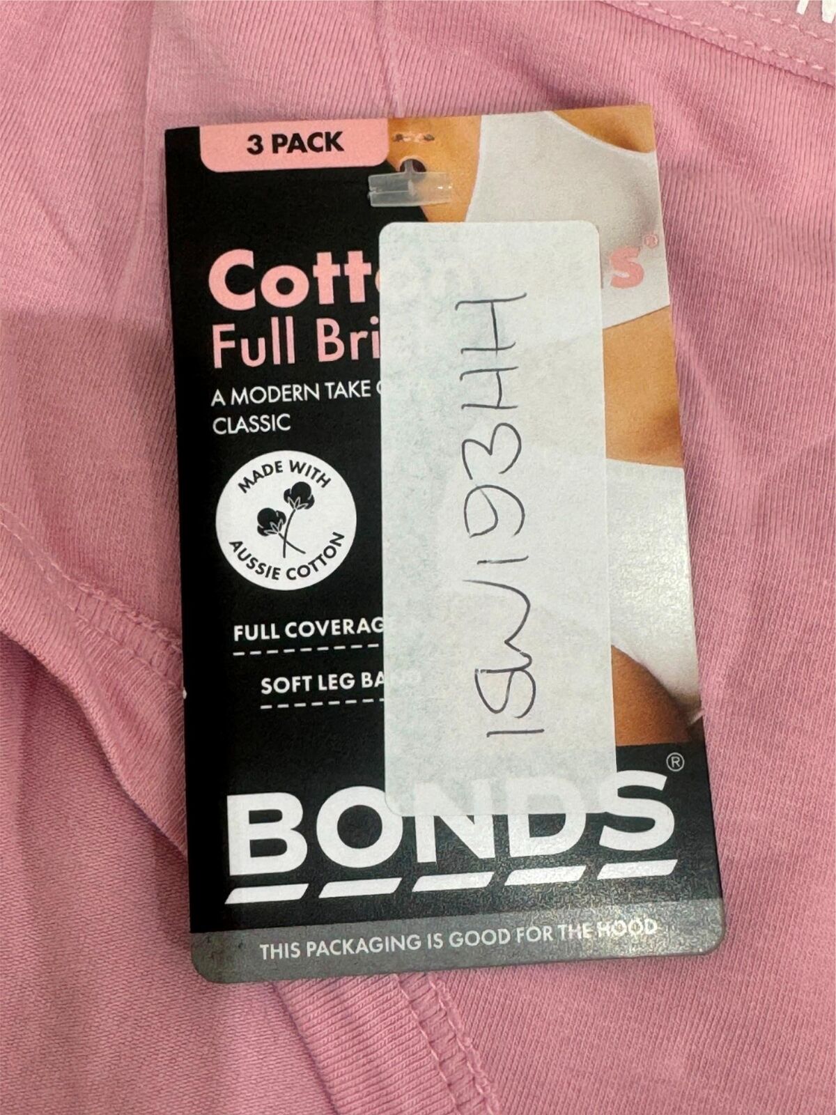 Bulk Lot 5 Pairs Bonds Full Brief/Cottontail Underwear Ladies Size 12 NEW