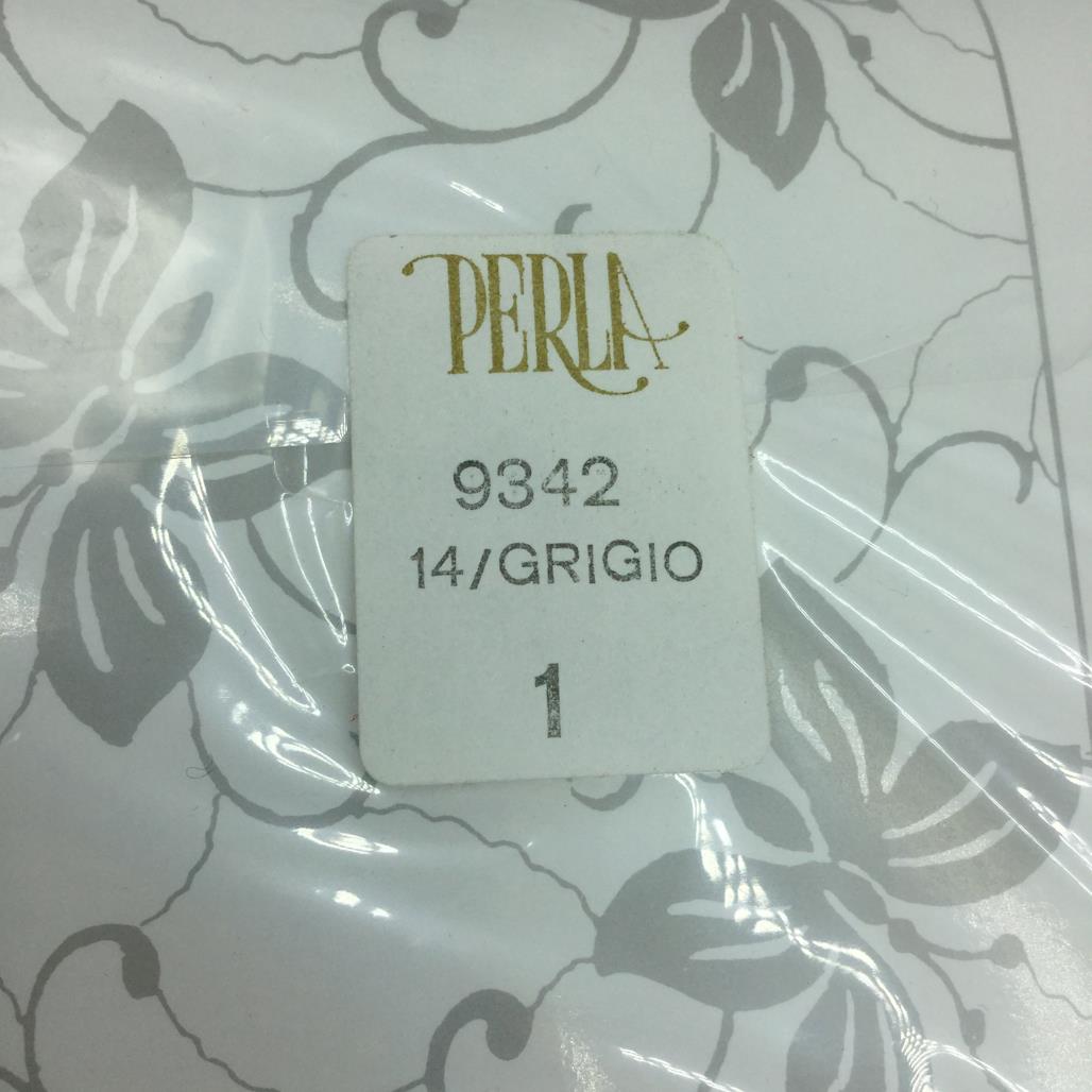 Vintage 4 Piece La Perla Italy Grey Butterfly Stockings NEW In Packets Sz I1 / S