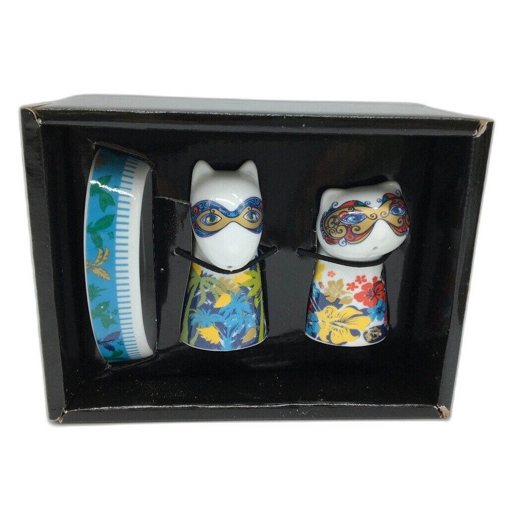 2009 Collectable Dog & Cat Multiple Choice By Topchoice Salt & Pepper Shakers