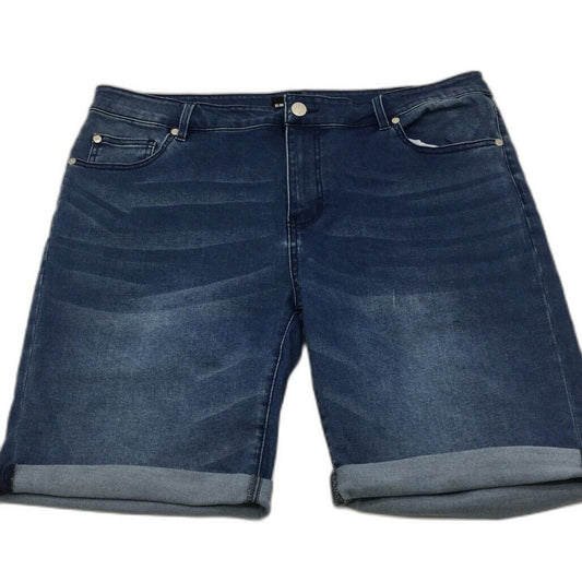 NEW Jay Jays Slim Fit Cotton Blend Stretch Denim Blue Shorts Mens Size 38