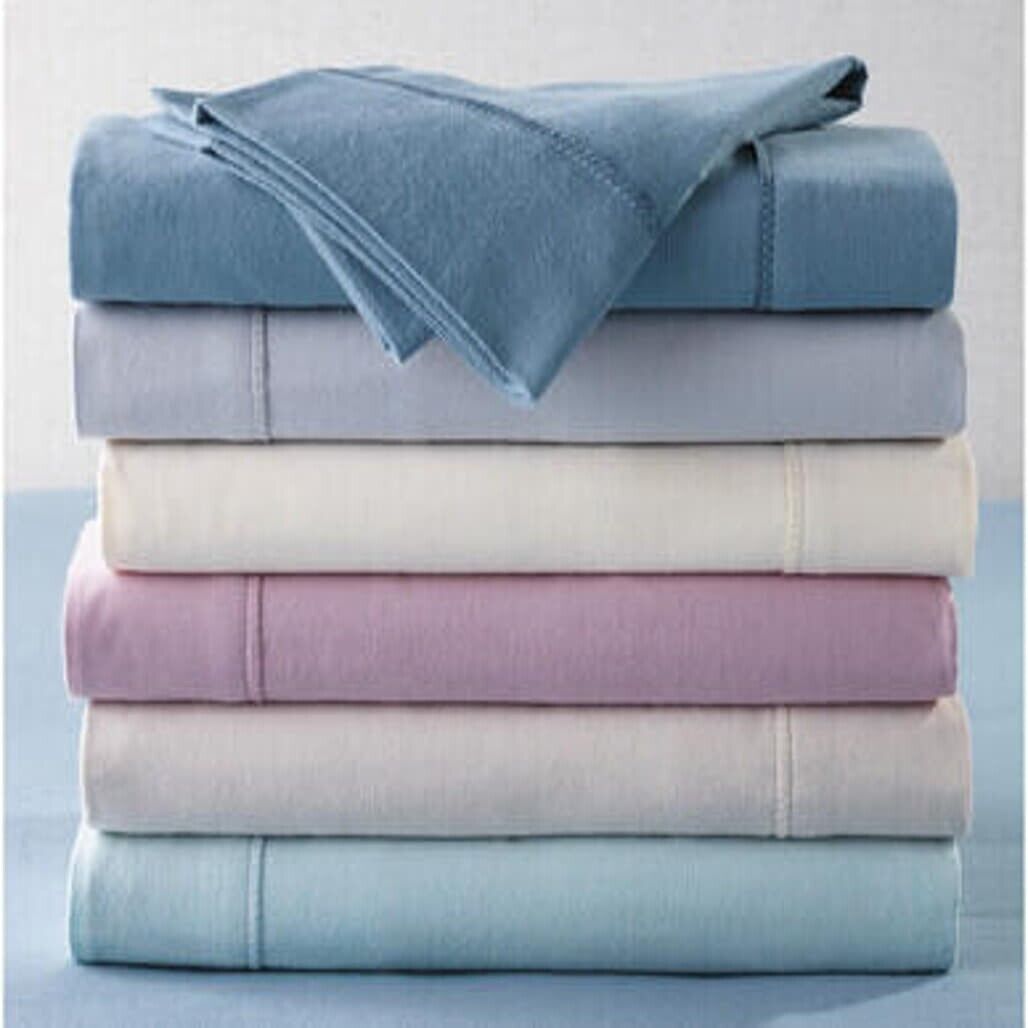 Organics by Kirkton House Flannelette Fitted Ivory Sheet Set QUEEN Bed NEW