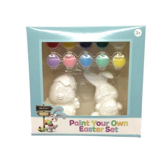 Creative PL Paint Your Own Easter Set Plaster Bunny & Chick 3+ Years NEW