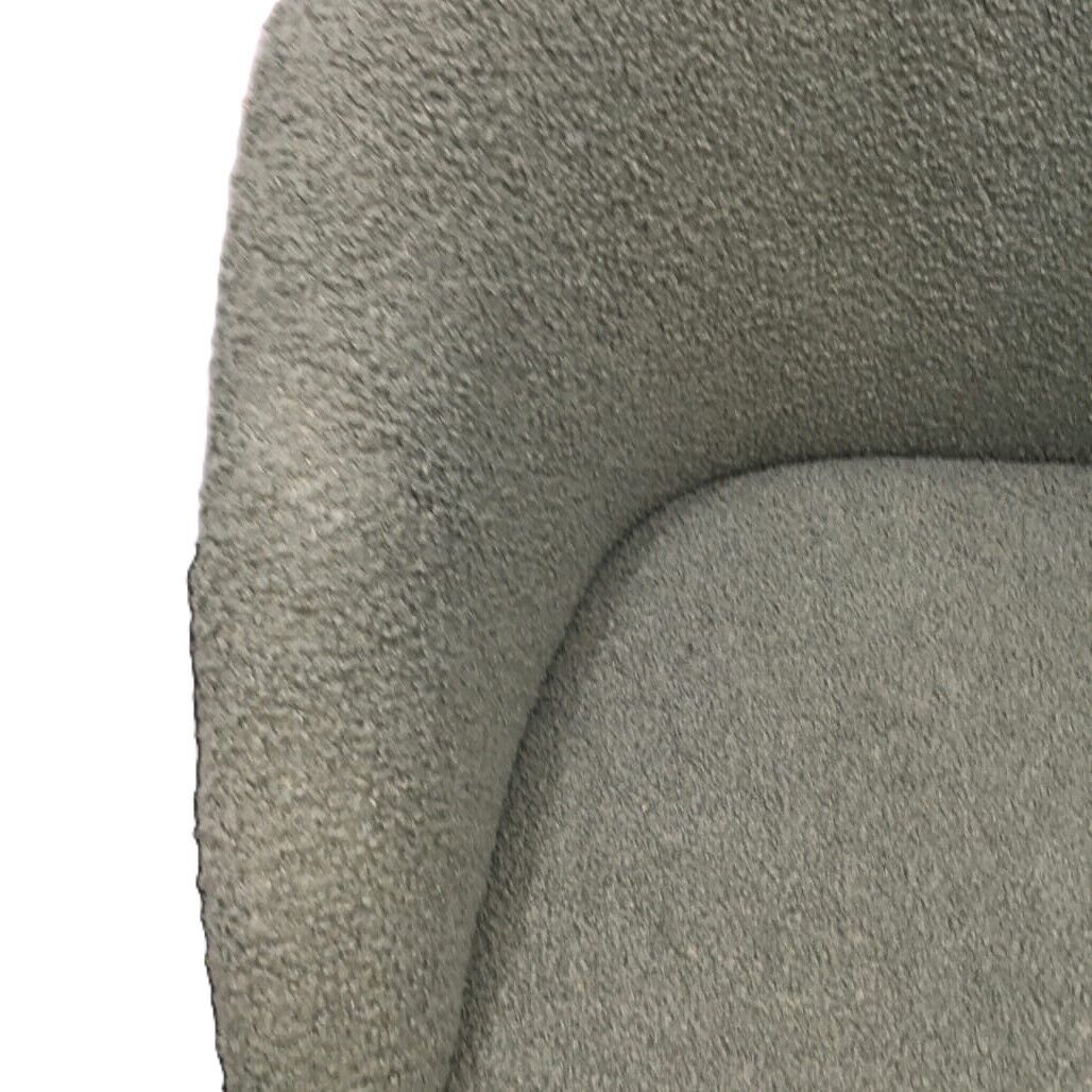 Ex-Display Boucle Green Swivel Adjustable Home Student Office Chair NEW