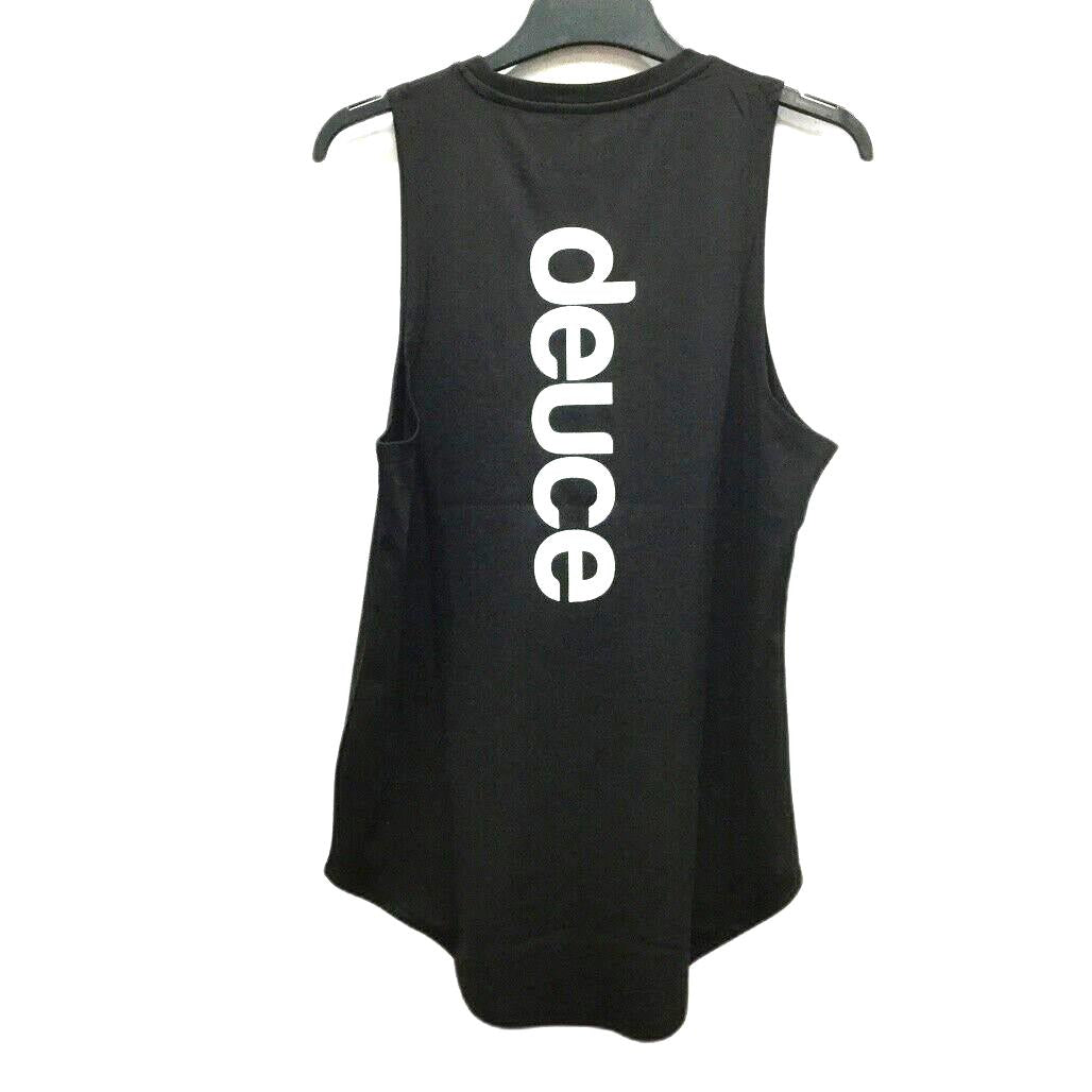 Deuce Premium Sportswear Black Singlet Peace Sign Design Mens Size Small NEW