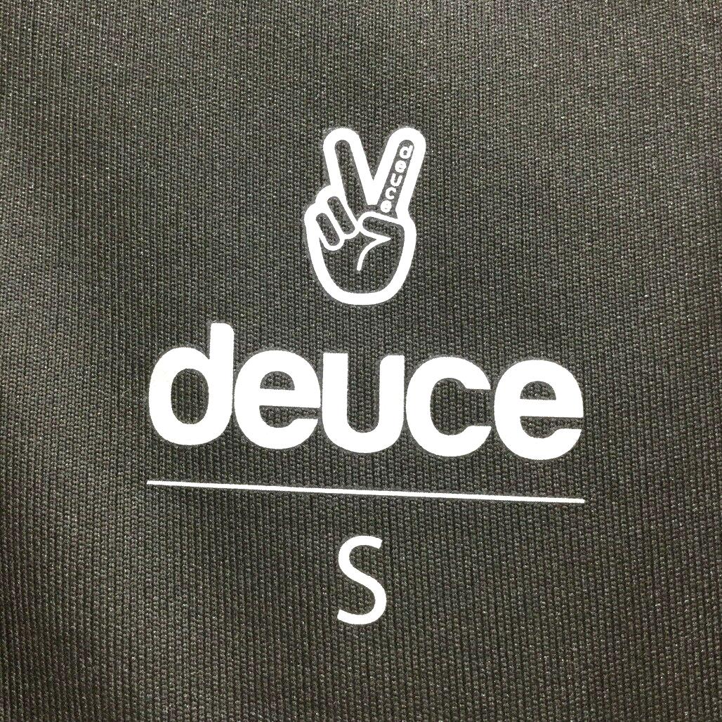 Deuce Premium Sportswear Black Singlet Peace Sign Design Mens Size Small NEW