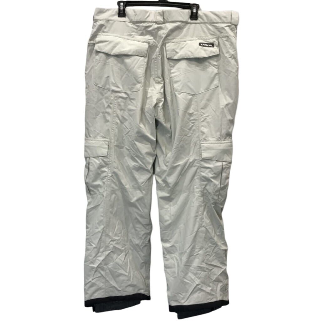 Karbon K7511 AUS Karbonite 15000 Duralite Off-white Snow Pants Mens Size XL NEW