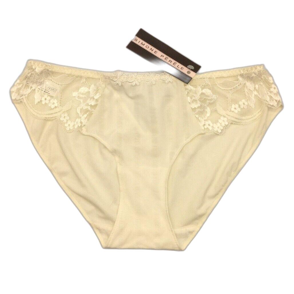 Simone Perele White Floral Embroidered Underwear Ladies Size Italy 4 / XL NEW