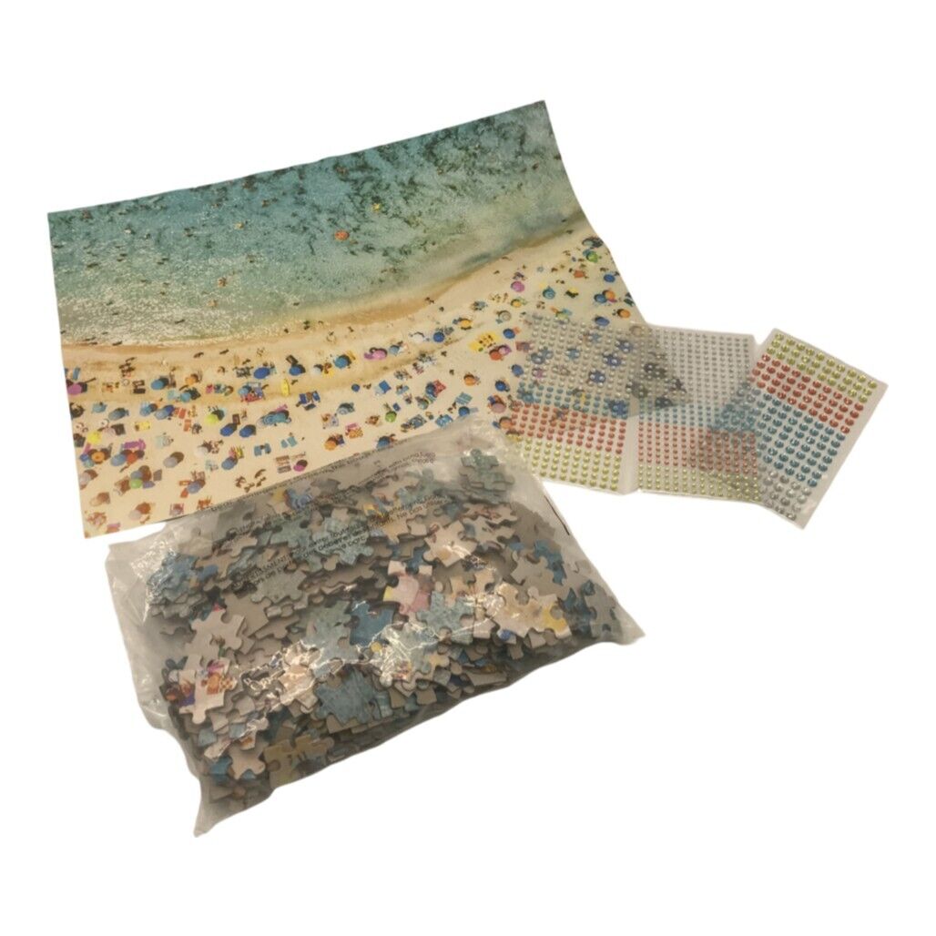 Hinkler Sandy Beach Crystal Edition 500pc 61x46cm Jigsaw Puzzle w/ 800+ Crystals