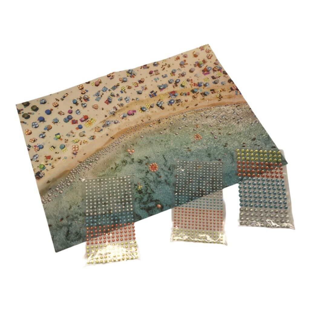 Hinkler Sandy Beach Crystal Edition 500pc 61x46cm Jigsaw Puzzle w/ 800+ Crystals