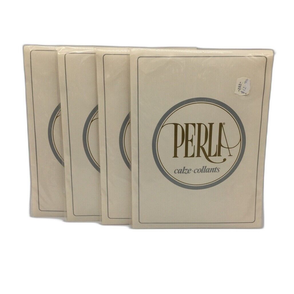 4 Piece La Perla Pale Nude Stockings Pantyhose Ladies Size Italy 1 / Small NEW