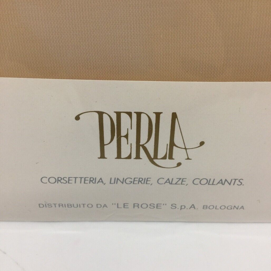 4 Piece La Perla Pale Nude Stockings Pantyhose Ladies Size Italy 1 / Small NEW