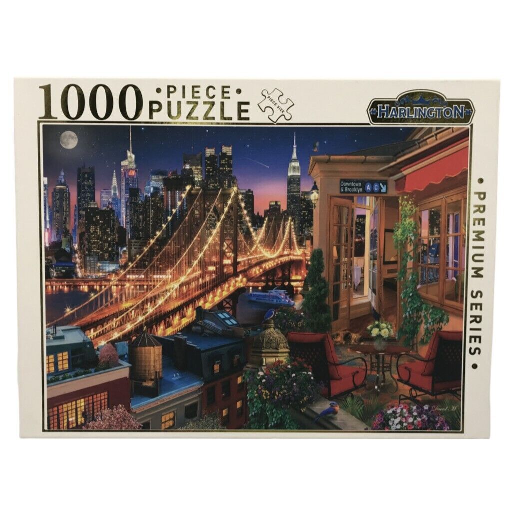 Harlington Premium Brooklyn Bridge by David Maclean 1000pc 69x50cm Jigsaw Puzzle