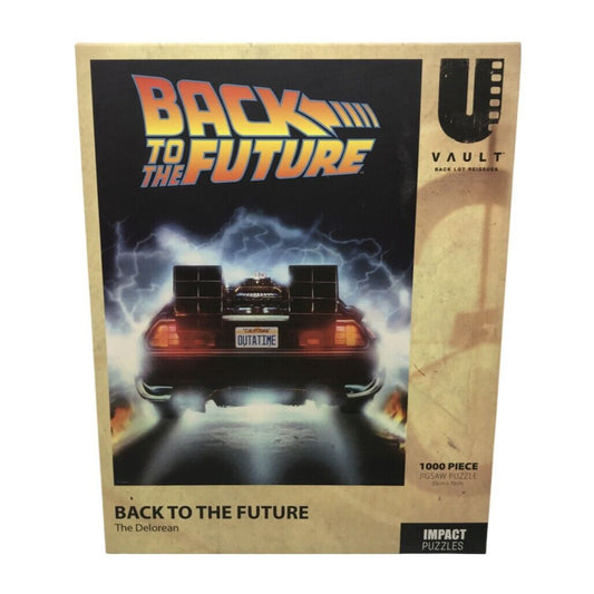 UVault Back to the Future The Delorean 1000pc 50x70cm Jigsaw Puzzle Ages 15+ Yrs