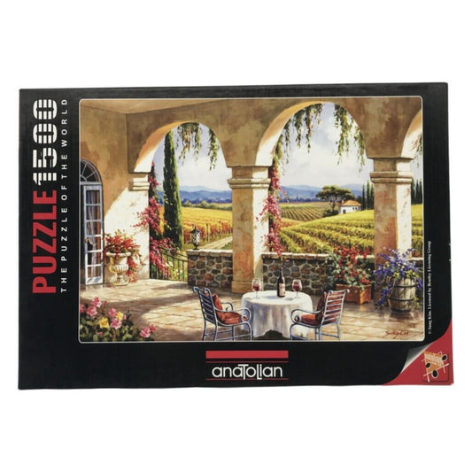 Anatolian Wine Country Terrace by Sung Kim 1500pc 60x85cm Art Jigsaw Puzzle