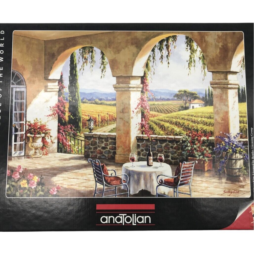 Anatolian Wine Country Terrace by Sung Kim 1500pc 60x85cm Art Jigsaw Puzzle