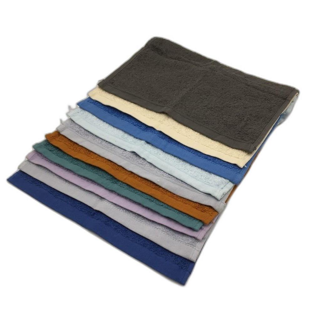 Kirkton House Face Cotton Towels Set of 10 Multicoloured Colours 29x29cm NEW