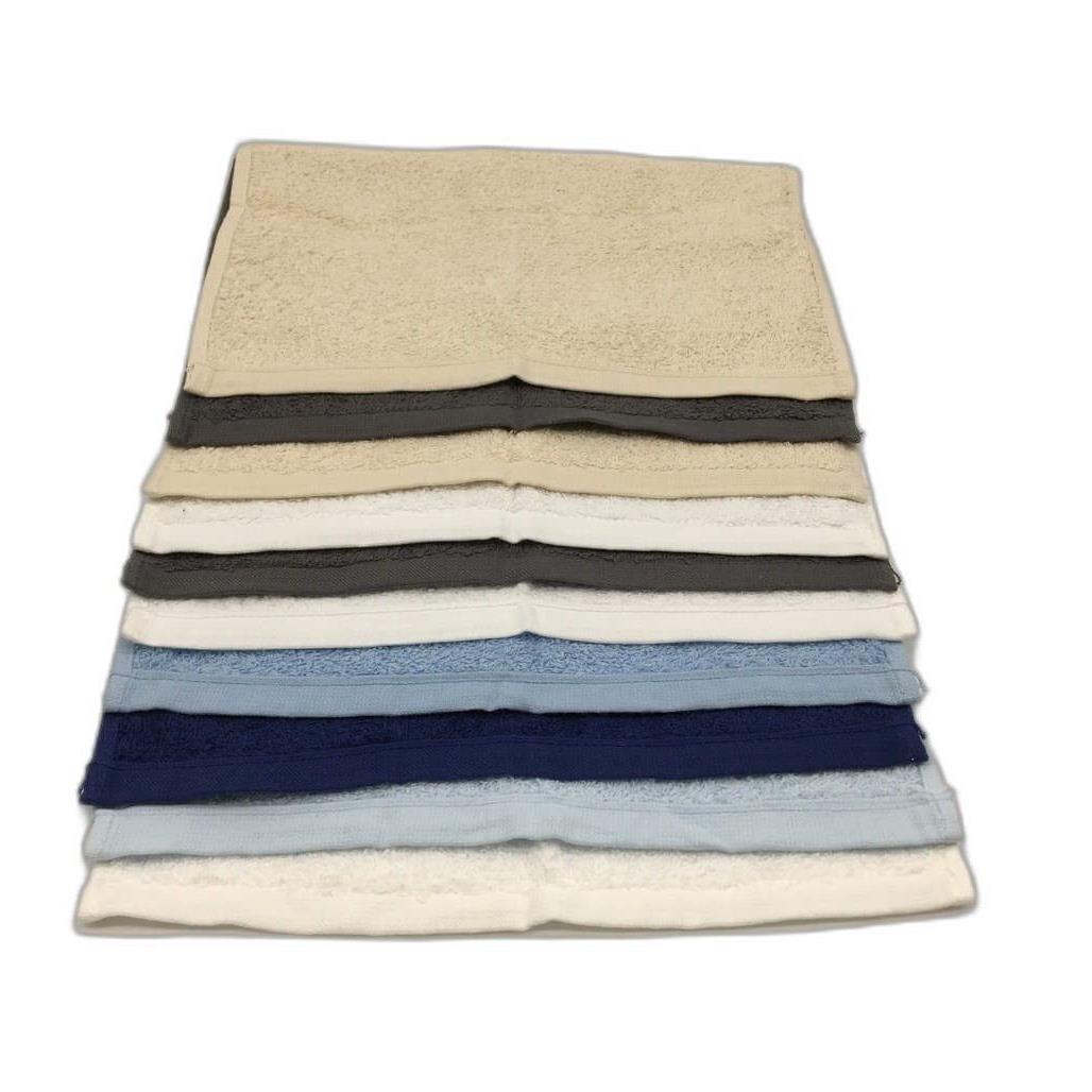 Kirkton House Face Cotton Towels Set of 10 Different Colours 29x29cm NEW