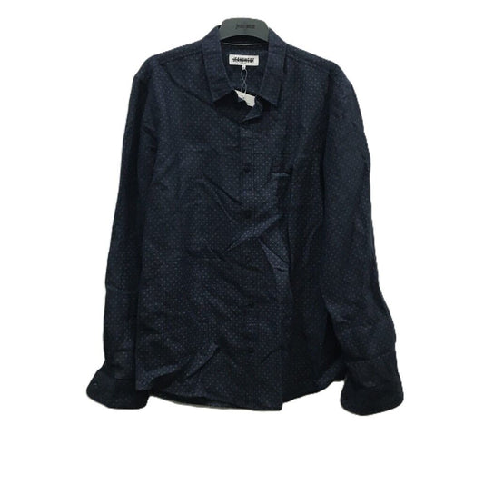 Sample Jeanswest Men Navy Blue Denim Look Shirt with One Pocket Size M NEW