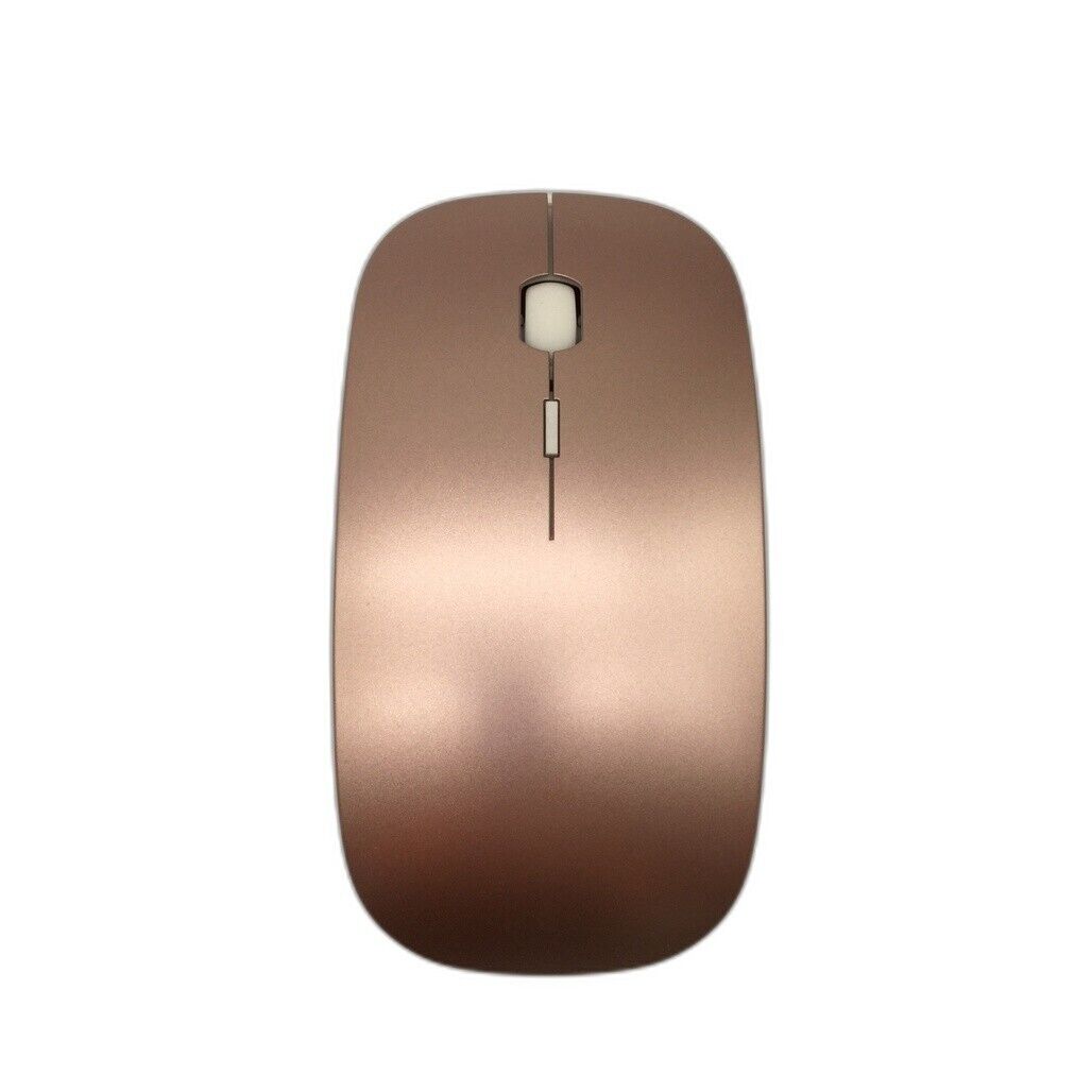 Topmate Rose Gold Wireless Keyboard & Mouse Set Ultra Thin Battery Powered NEW