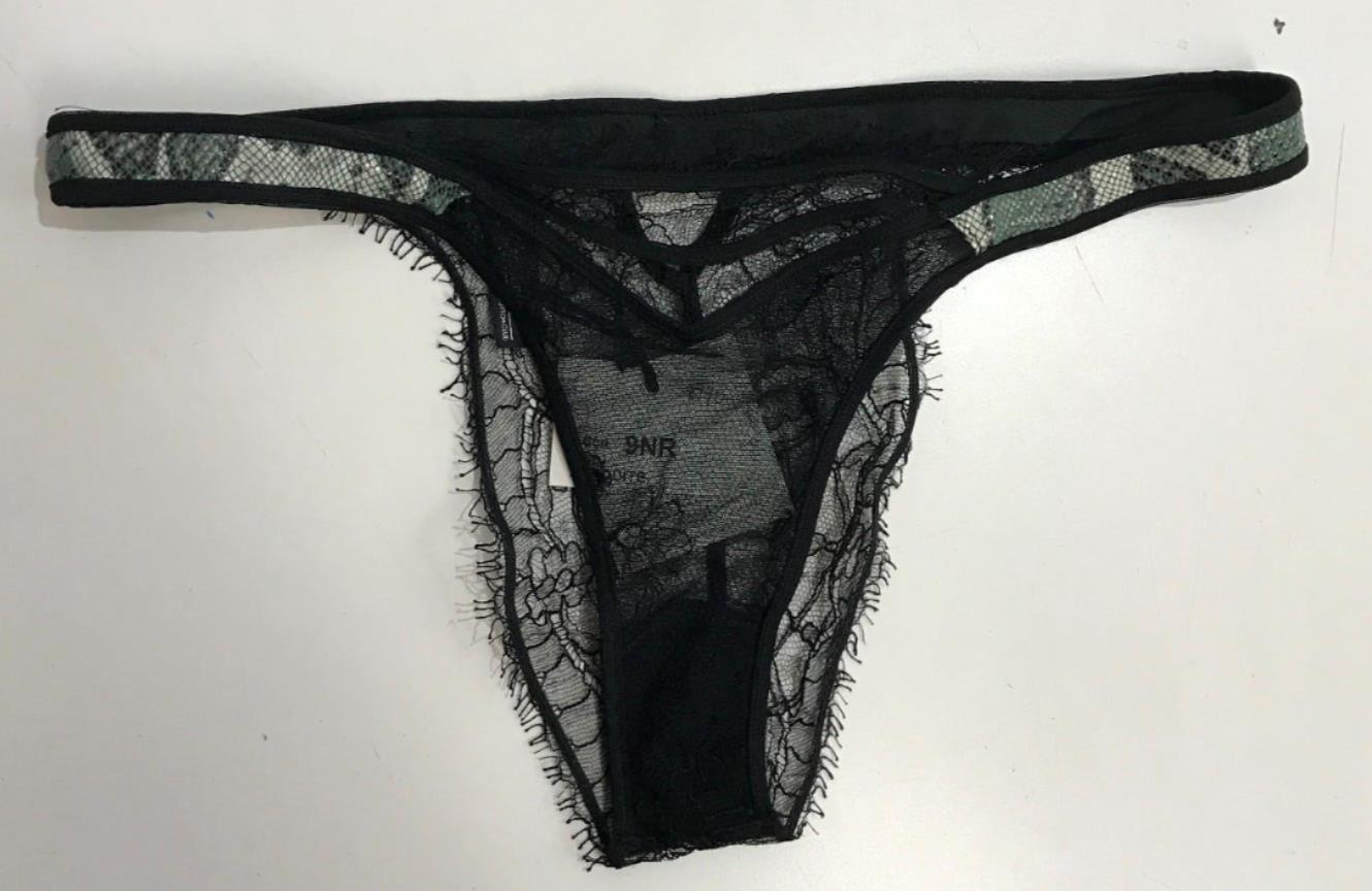 Rcrescentini Faux Snakeskin Bra A Cup & Underwear Set Size I2/ Us34 NEW