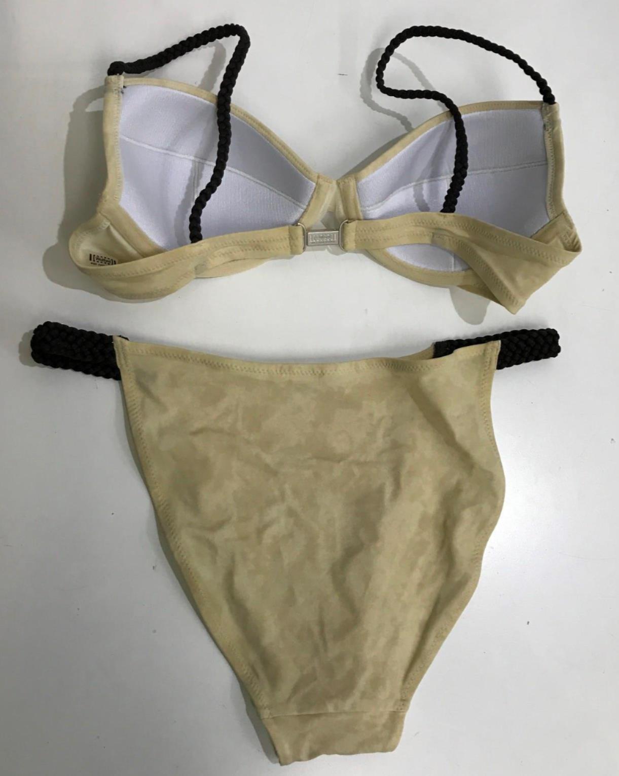 Wolford Lightweight Beige 2-Piece Bikini Set - Approx Size Medium NEW