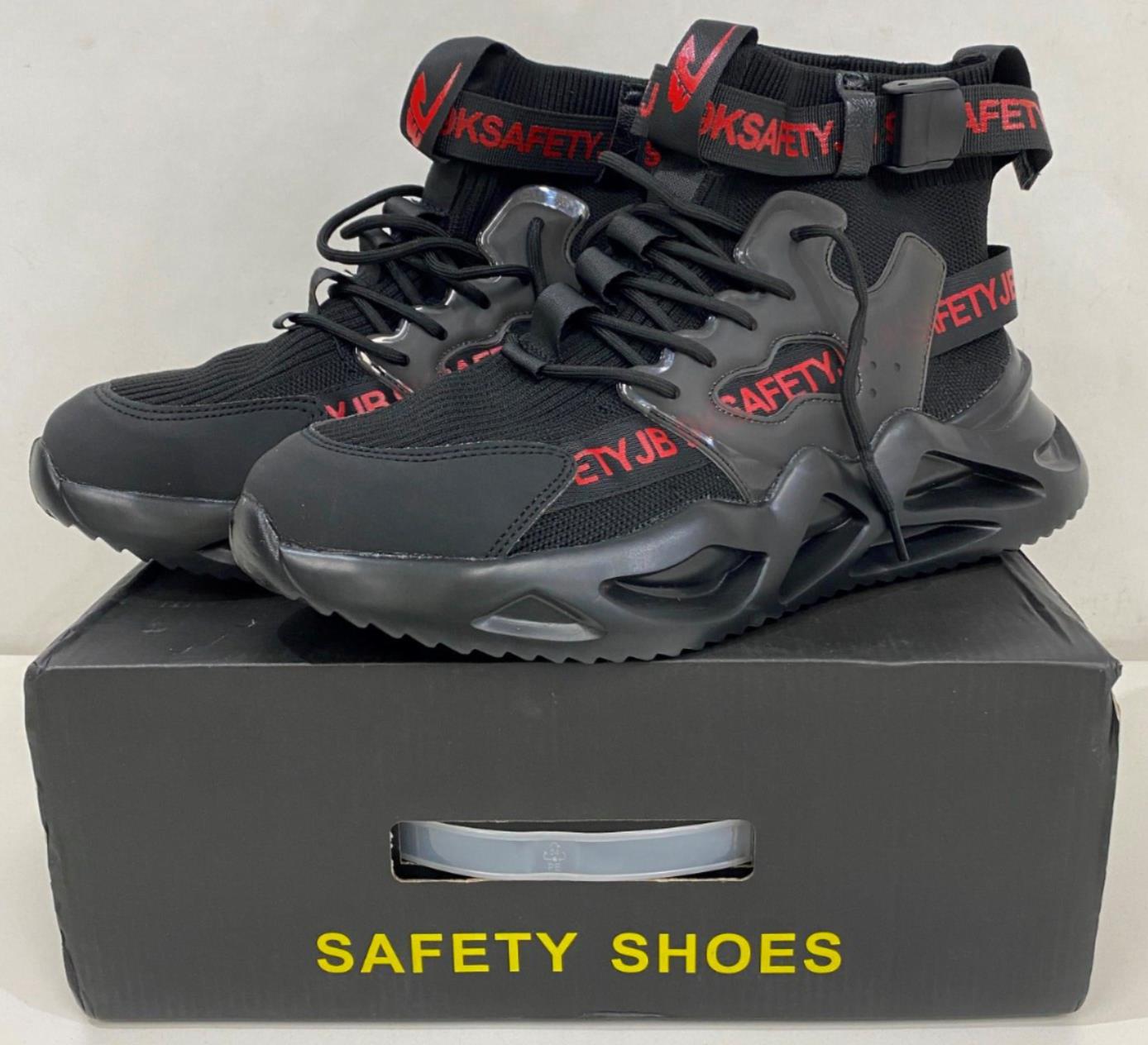 Non-Slip Safety Black Sneaker Shoes Mens Size 10 (Usa) NEW