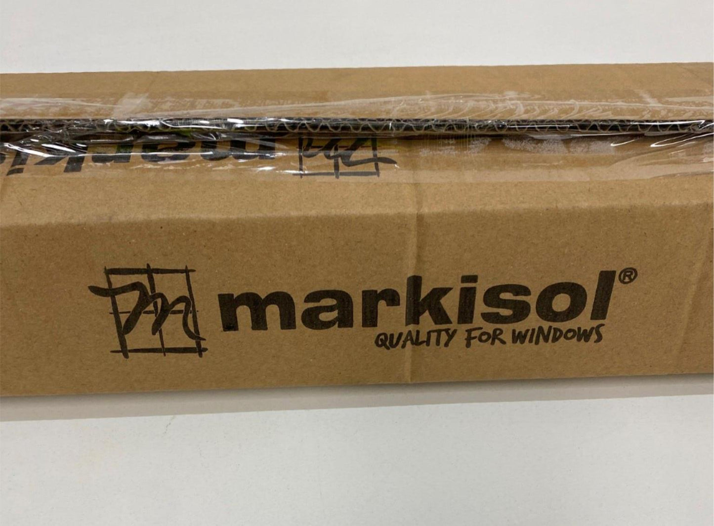 Markisol Textured Blockout Roller Blind Kent White 120 X 210Cm NEW