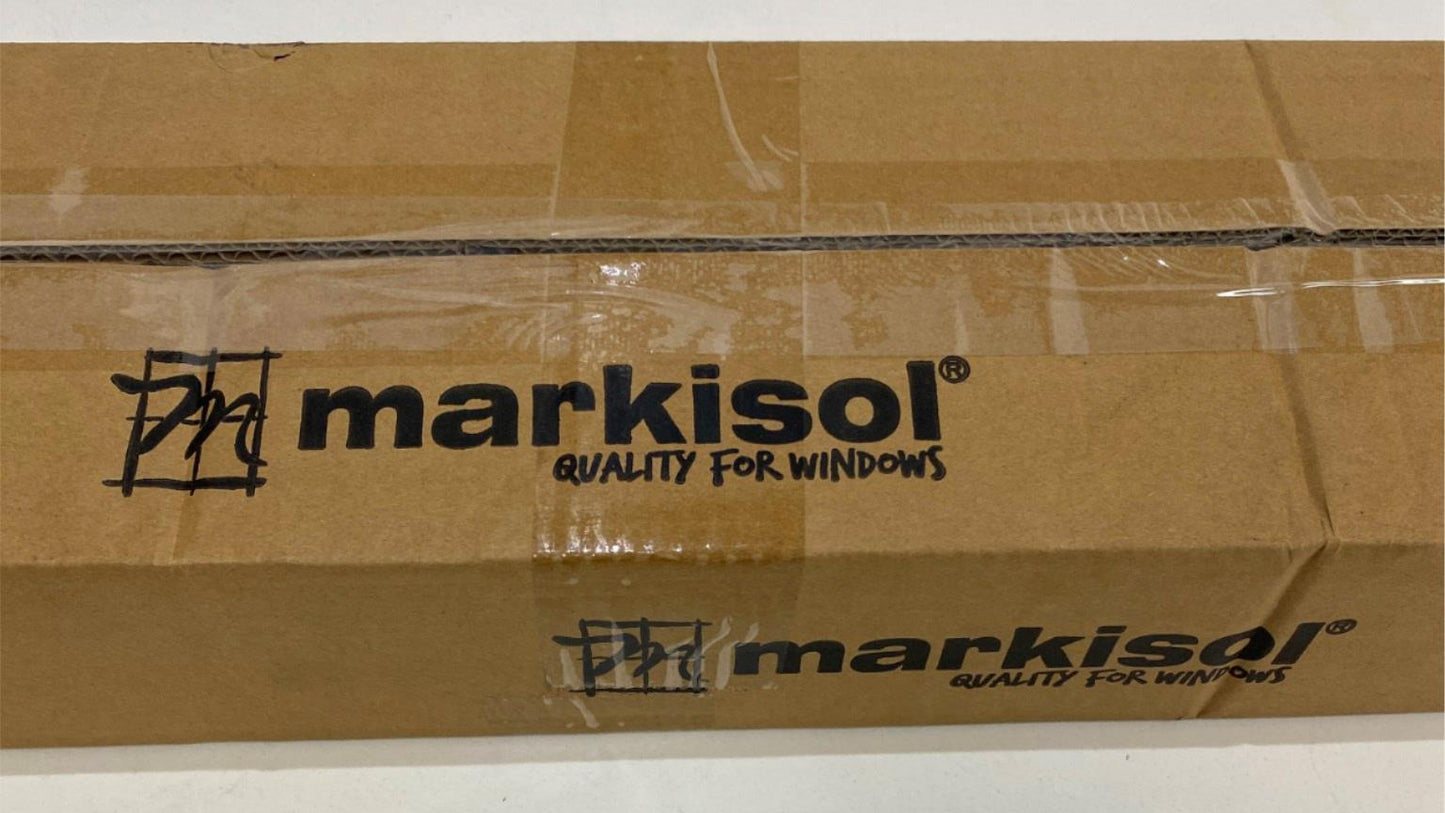 Markisol 2X Tucson Blockout Roller Blind Grey 120 X 240Cm NEW