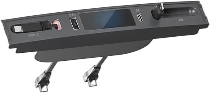 Baceyong Retractable Hub Black Docking Station For Tesla Model 3/Y NEW