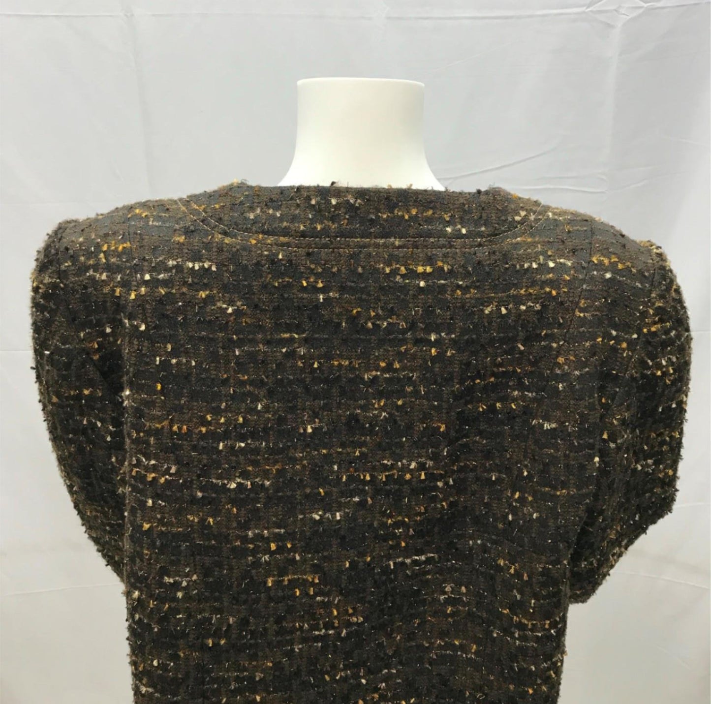 As NEW Medwin Couture Brown & Gold Jacket Ladies Size *Approx* Medium