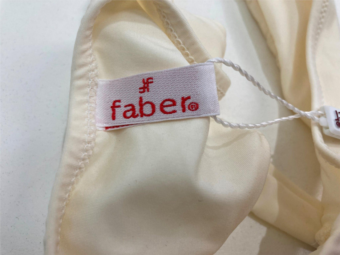 Faber Couture Stretch Thong Opaque Underwear Ivory Ladies Size 16 NEW