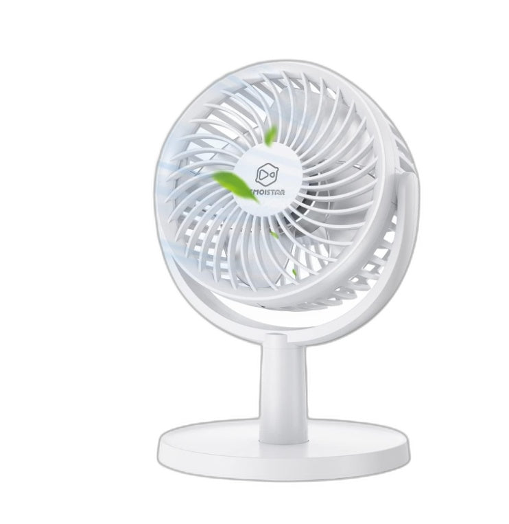 Usb Powered Desktop Fan 4 Speed Green Powerful 17.5C NEW