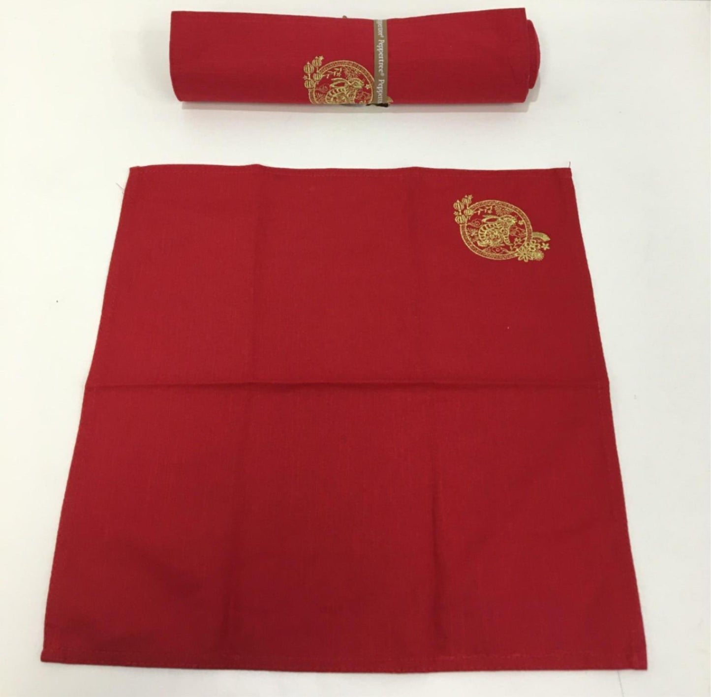 5 Piece Lunar NEW Year Placemat And Table Runner Napery Set NEW