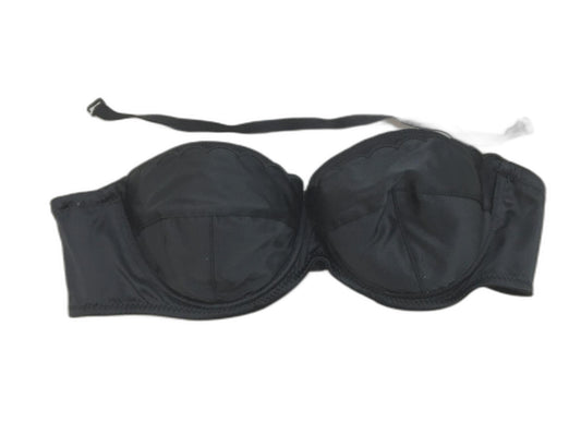 Faber Couture Strapless Bra Black With Underwire Made In Italy S/36B NEW