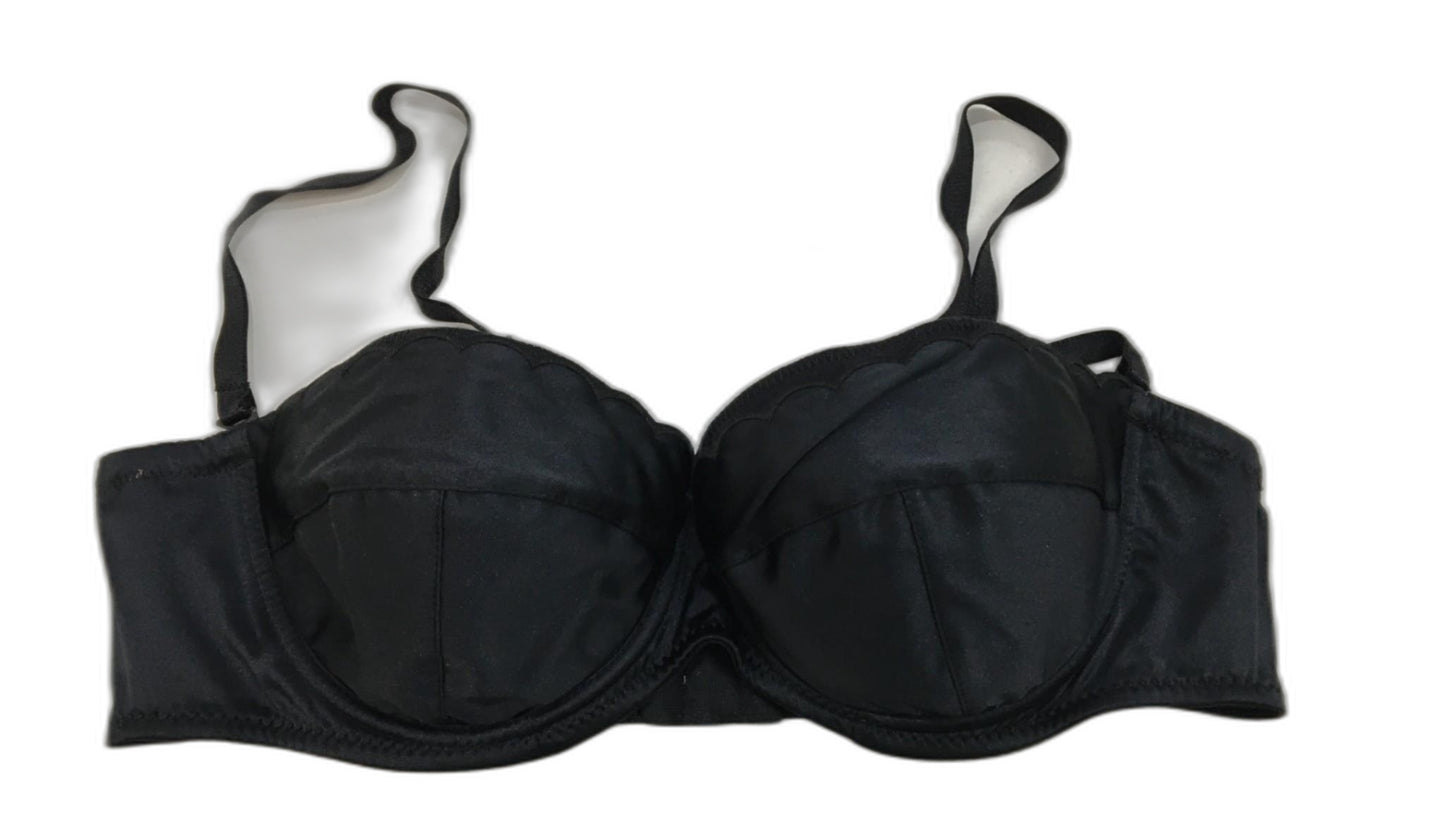 Faber Couture Strapless Bra Black With Underwire Made In Italy S/36B NEW