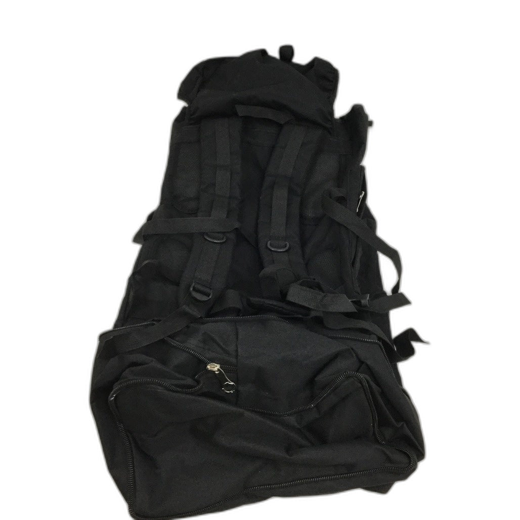 90L Black Large Multicompartment Camping Backpack Multifunction Luggage Bag NEW