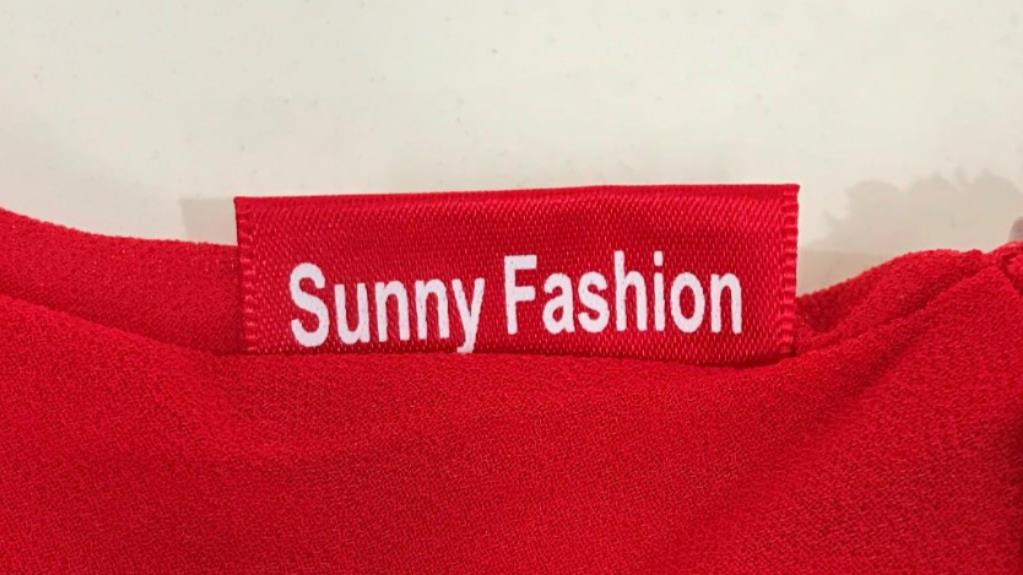 Sunny Fashion Girls Red Embroidery Lace Dress Chiffon Kids Size 12 NEW