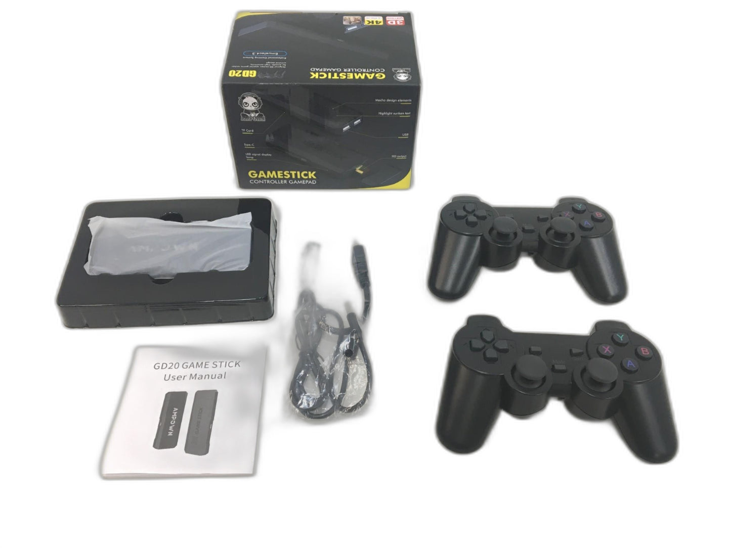 Ampown 64Gb Gamestick Controller Gamepad W/ Emuelec 4.3 System NEW