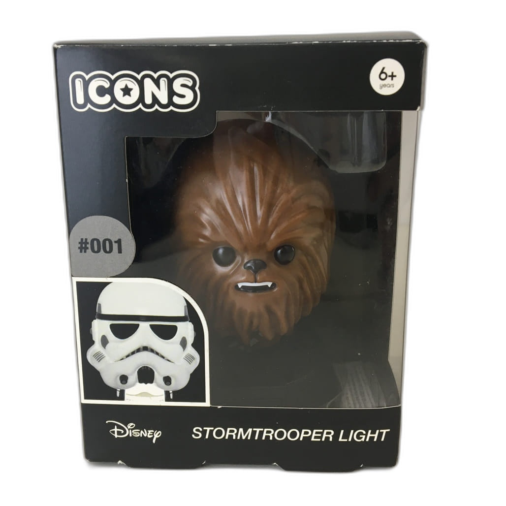 Paladone Star Wars Chewbacca & Stormtrooper Head Collectable Light Bundle #2 NEW