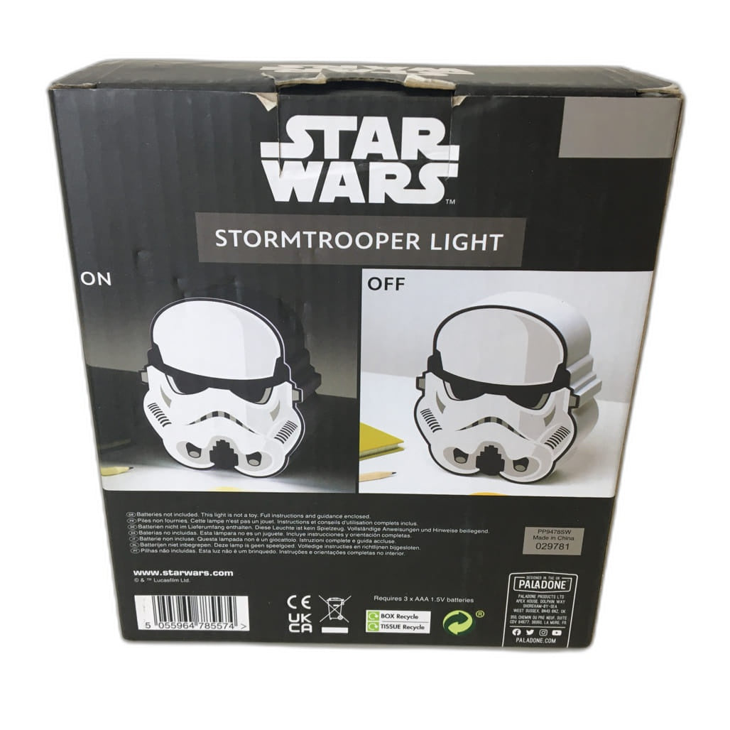 Paladone Star Wars Chewbacca & Stormtrooper Head Collectable Light Bundle #2 NEW