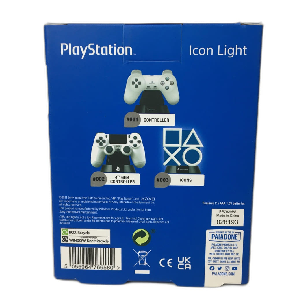 Paladone Playstation Icons Desktop Lights & Accessory Collectible Bundle NEW