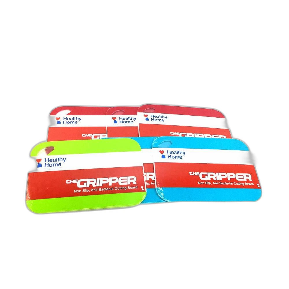 Healthy Home The Gripper Non-Slip Cutting Board 29Cm 6Pk Assorted Colours NEW