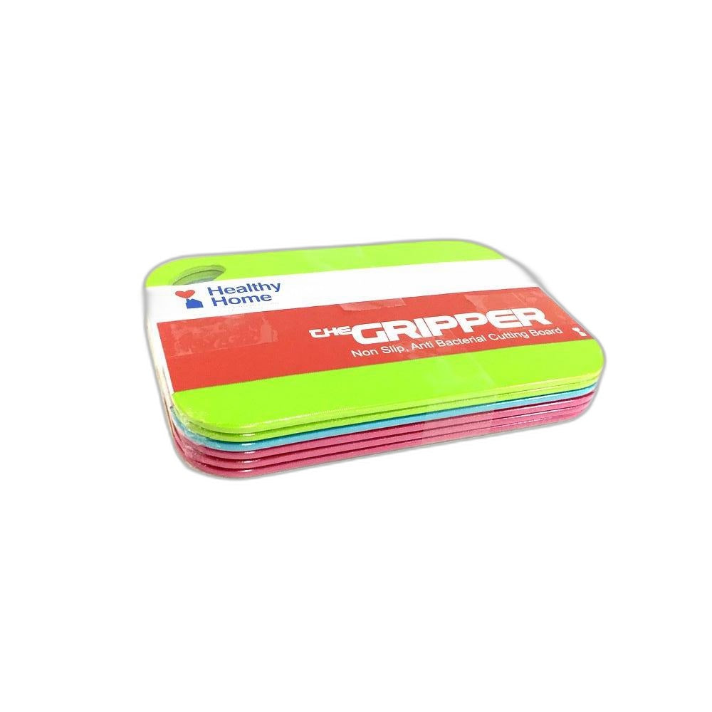 The Gripper Healthy Home Non-Slip Cutting Board 6Pk Assorted Colours 29Cm NEW