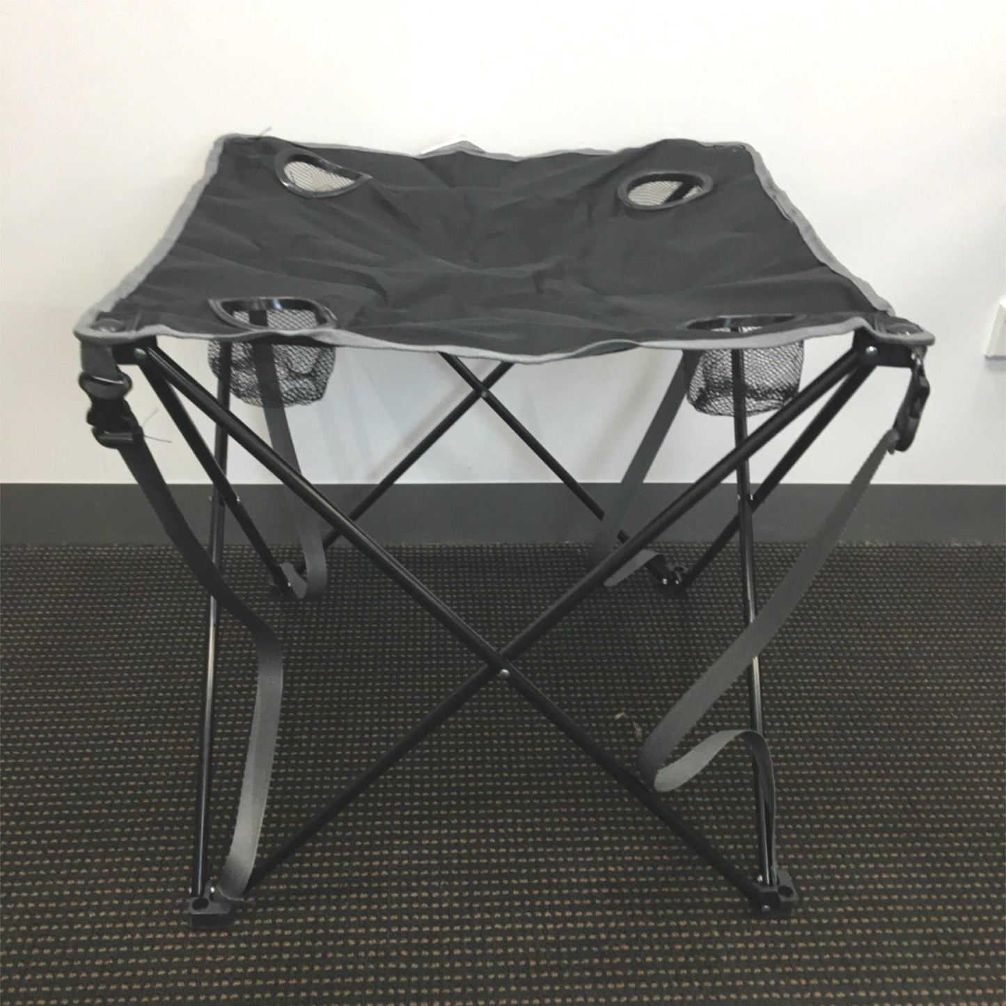 Northroad 3Pc Folding Camping Chair Set Black X2 Camp Chairs & Table NEW