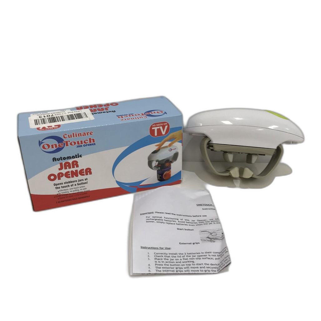 Automatic Electric Jar Opener Battery Operated Kitchen For Weak Hands NEW