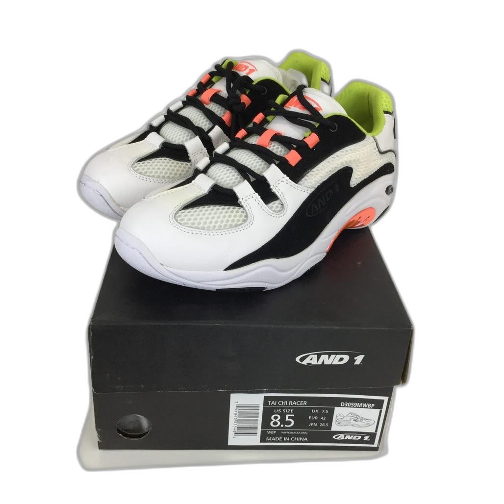 Ex-Display AND1 Tai Chi Racer Multicoloured Mens Sneakers Size Us 8.5 Uk 7.5