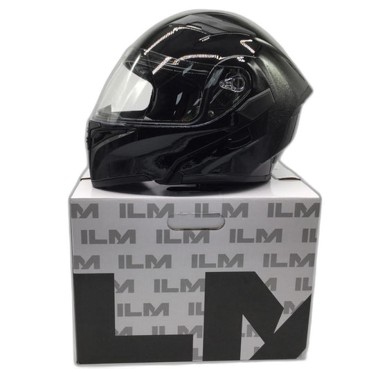 Brand NEW Ilm Modular Gloss Black Motorcycle Helmet Adult Size M 57-58Cm