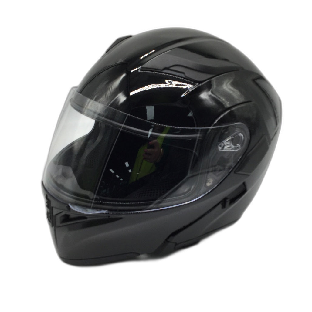 Brand NEW Ilm Modular Gloss Black Motorcycle Helmet Adult Size M 57-58Cm