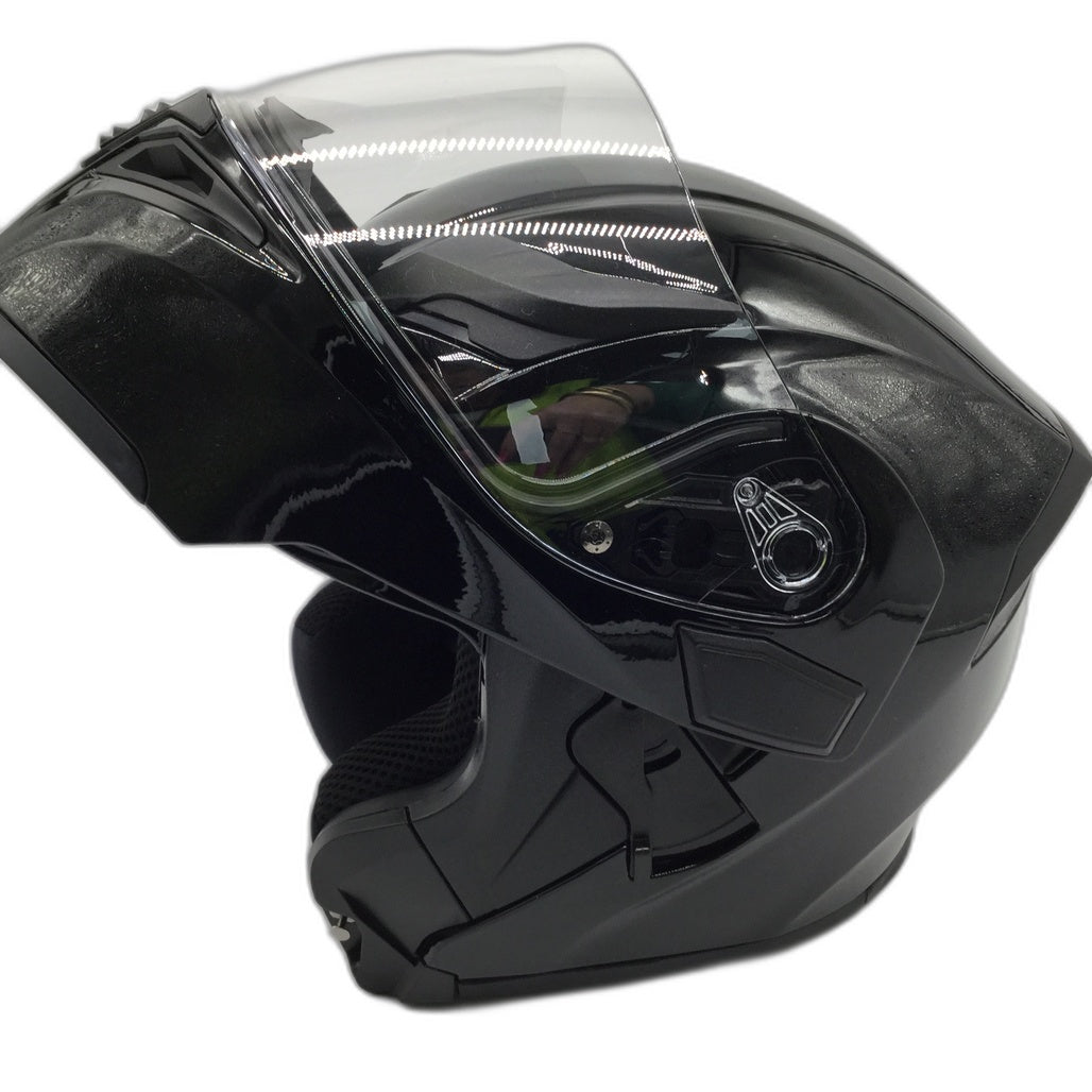 Brand NEW Ilm Modular Gloss Black Motorcycle Helmet Adult Size M 57-58Cm